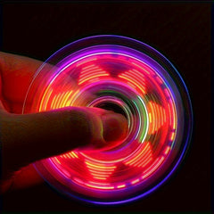 LED Light Fingertip Gyroscope Stress Relief Toy