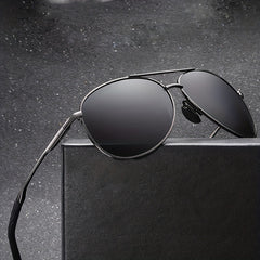 Men's Polarized Sunglasses Vintage Glasses UV Protection