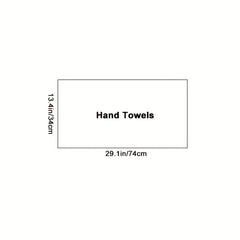4pcs Solid Cotton Hand Towel Absorbent Soft Face Towel Quick Dry Hand Towels