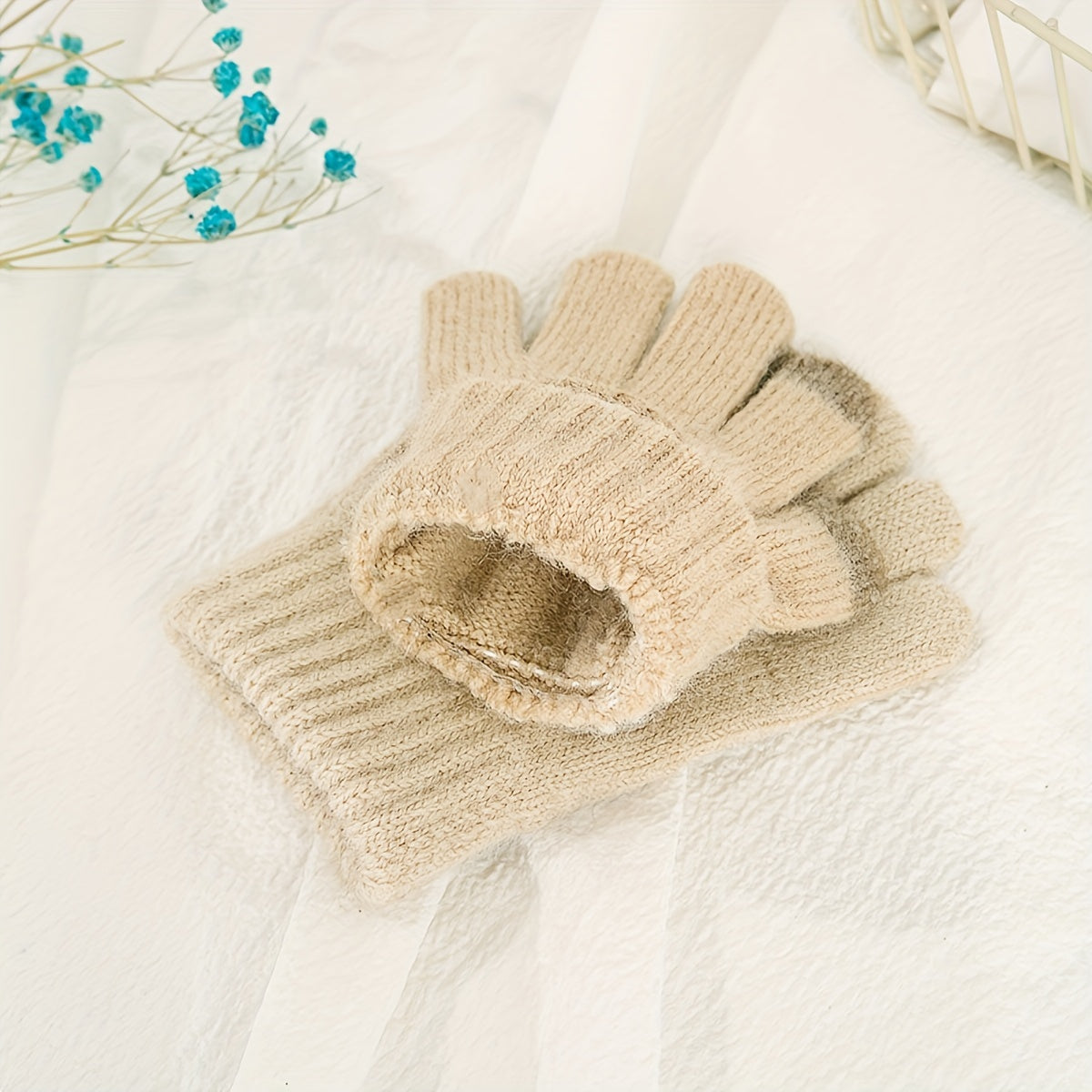 Winter Cartoon Bear Kids Gloves for Boys and Girls