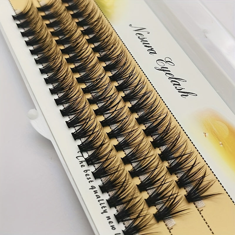 Mikiwilash 60 Bundles 40D Cluster Eyelash Extensions 0 07mm Mink