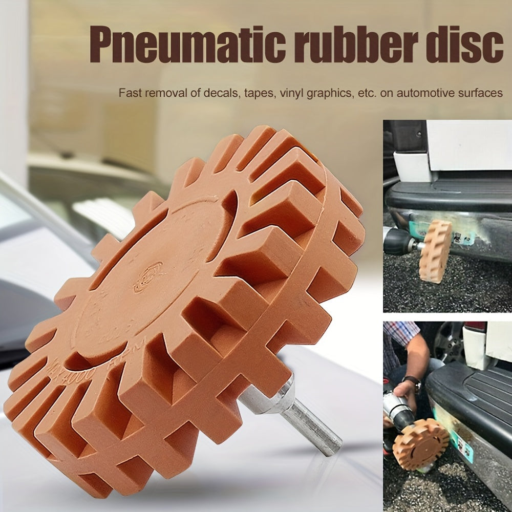 4 inch Rubber Removal Wheel for Car Glass Surface Decal Removal