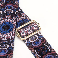 Colorful Floral Shoulder Strap Ethnic Style Wide Purse & Guitar Strap