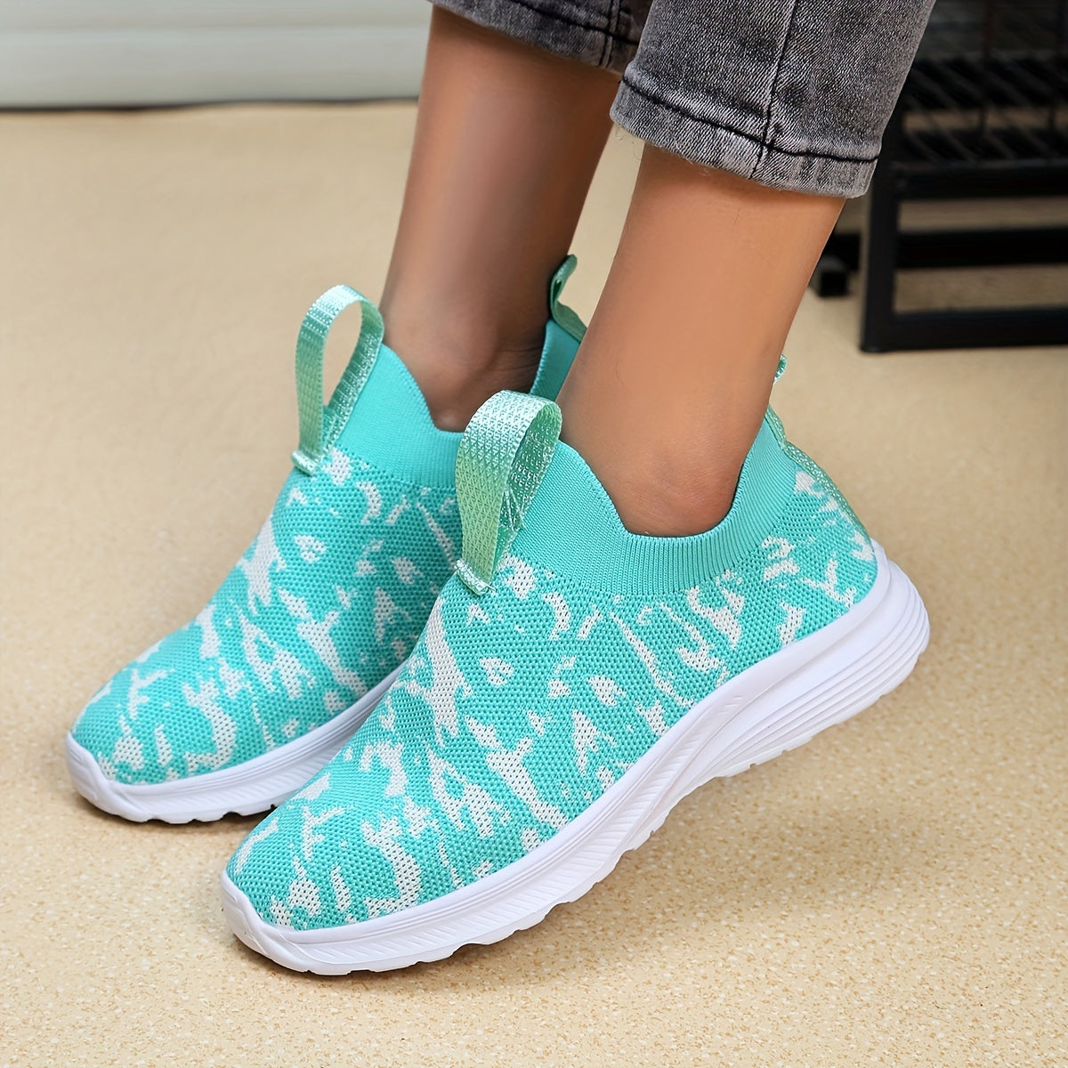Women's Breathable Running Shoes Lightweight Outdoor Sneakers