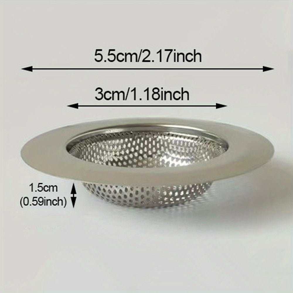 Stainless Steel Mesh Sink Filter Basket - Hair Catcher and Kitchen Sink Strainer