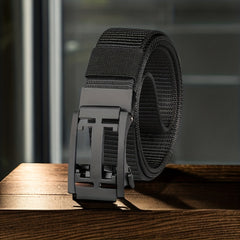 Men's Alloy Automatic Buckle Nylon Tactical Belt