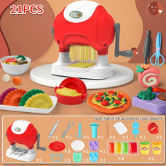 Kids Play Kitchen Noodle Maker Set - DIY Food Tool