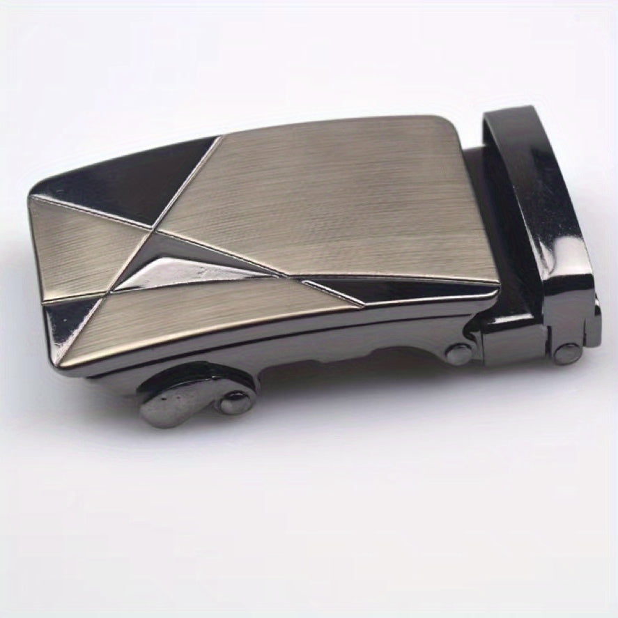 Metal Texture Automatic Belt Buckle for Men