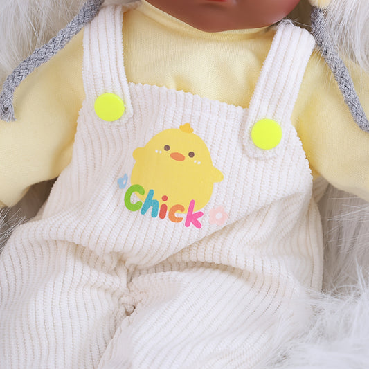13" Reborn African American Doll Soft Body Realistic Look Boys Girls Birthday