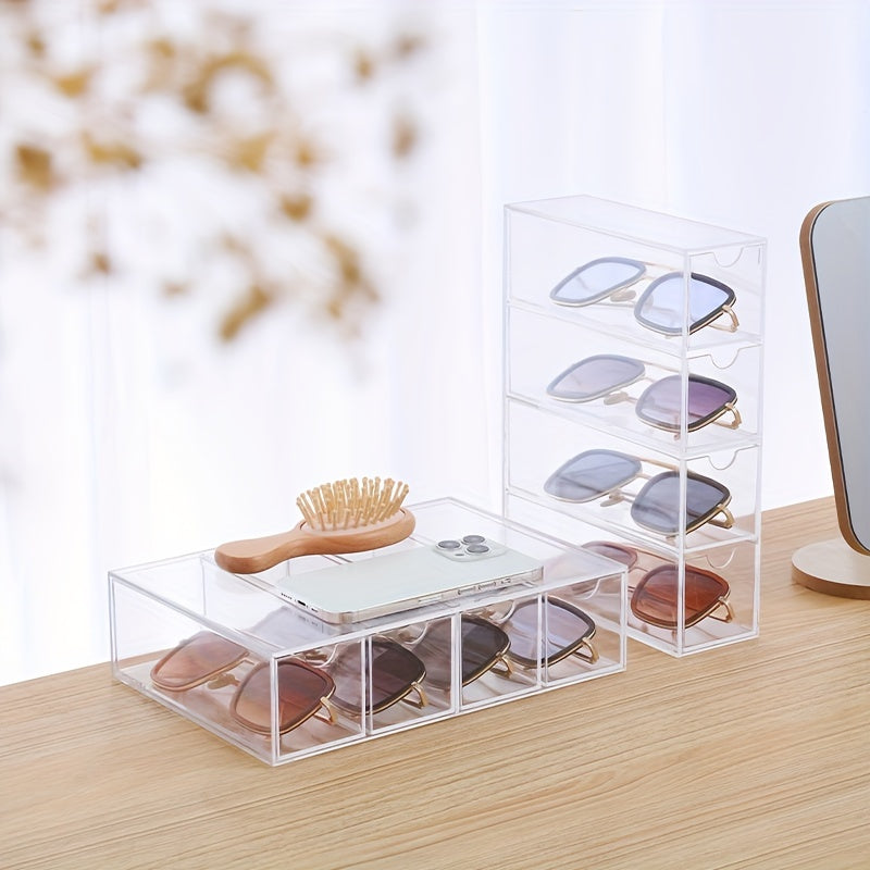 Acrylic Glasses Storage Box Sunglasses Case Eyeglasses Organizer