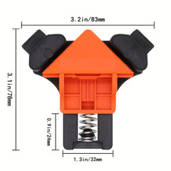 4PCS 90 Degree Right Angle Fixing Clip Adjustable Swing Corner Clamp