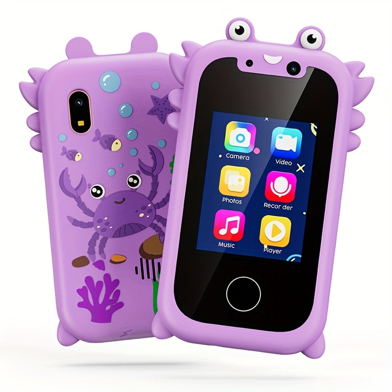 Jerzens Purple Frog Phone Case Double Camera Touchscreen