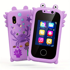 Jerzens Purple Frog Phone Case Double Camera Touchscreen