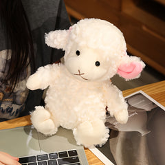 Lamb Plush Toy Simulated Plush Animal Doll for Birthday & Christmas