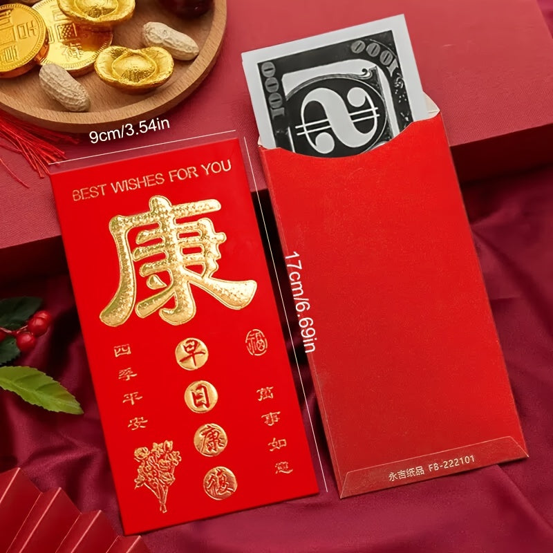 6 Chinese Red Packet Blessing Lucky Money Bag Creative Red Envelope