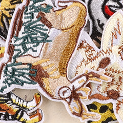 13pcs Animal Embroidery DIY Patch Decorative Accessories For Clothes Backpack