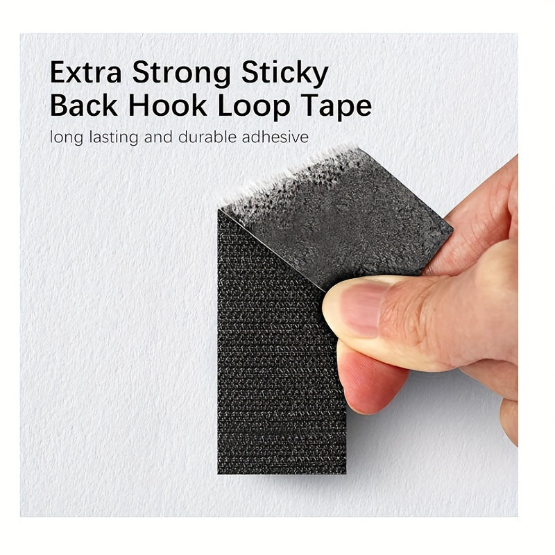 12pcs Hook Loop Tape 2 X 10 Double Sided Adhesive Sticky Tape