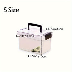 Portable First Aid Box Medicine Pill Organizer Storage Box Two Sizes