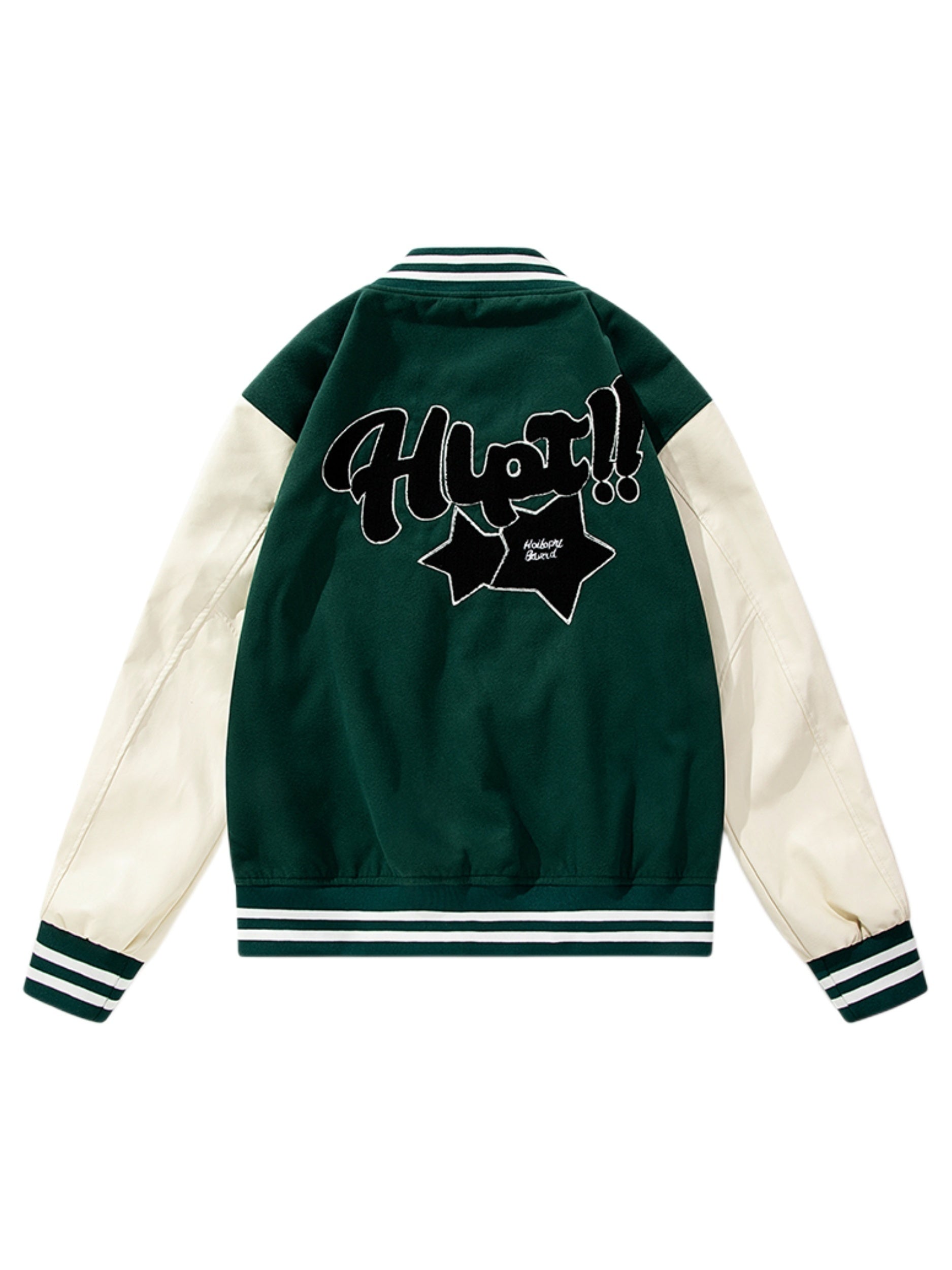 Men's Varsity Jacket Button Up Fall Baseball