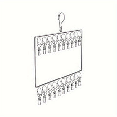 Stainless Steel Socks & Underwear Drying Rack Wind & Rust Resistant
