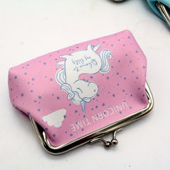 Cartoon Unicorn Coin Purse Bag Animal Pouch Key Bag Birthday Gift