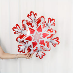 Christmas Snowflake Foil Balloon Winter Theme Party Decoration