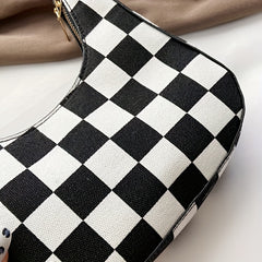 Casual Plaid Pouch Chain Underarm Bag Tote Messenger Bags