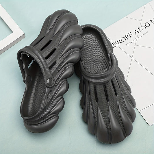 Men's Lightweight Comfy Clogs Hollow Out Non Slip Garden Shoes