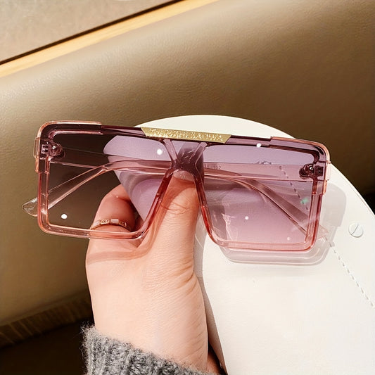 Y2K Vintage Square Sunglasses Sun Protection