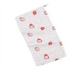 Baby Cartoon Bib Six Layer Gauze Square Towel