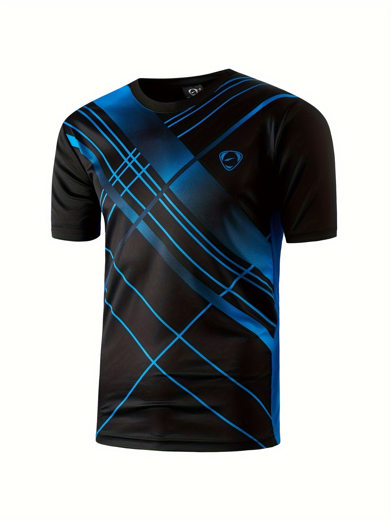 Men's Sport Tee Shirt Dry Comfort Performance Tennis Golf Bowling