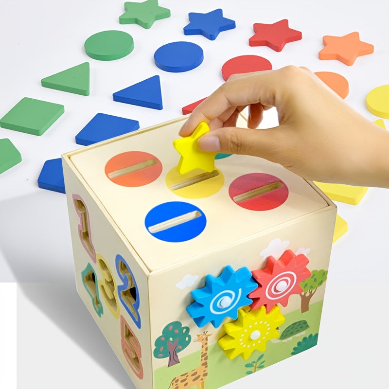 Kids Toolbox Shape Sorting Educational Toy Holiday Gift