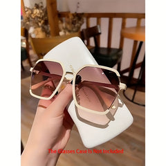 Large Butterfly Sunglasses UV400 Gradient Shades for Driving Beach Travel