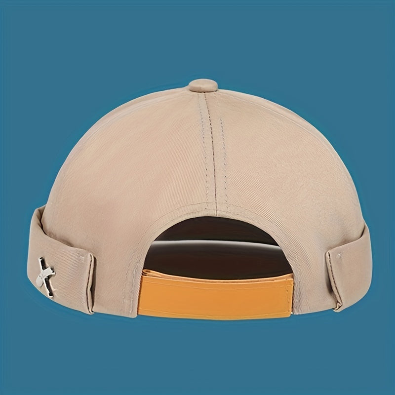 Men's Street Retro Iron Standard Beanie Hat