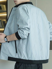 Men's Casual Baseball Jacket Coat Regular Fit