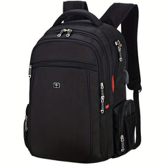 Large Laptop Backpack for Men with USB Charging Port