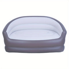 Inflatable Couch Air Sofa with Flocked Surface for Camping