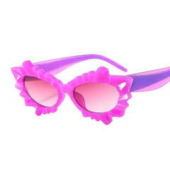 Y2K Irregular Flower Sunglasses Jelly Gradient UV400