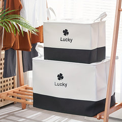 Large Capacity Folding Clothes Storage Box with Handles