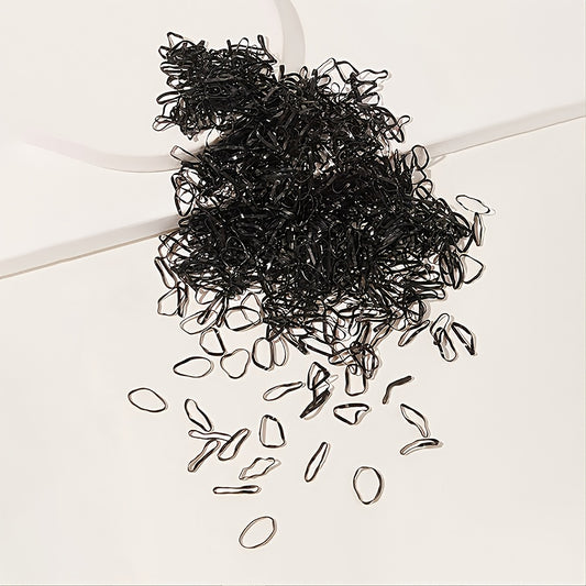 500pcs Girl's Small Elastic Hair Bands Ponytail Holder