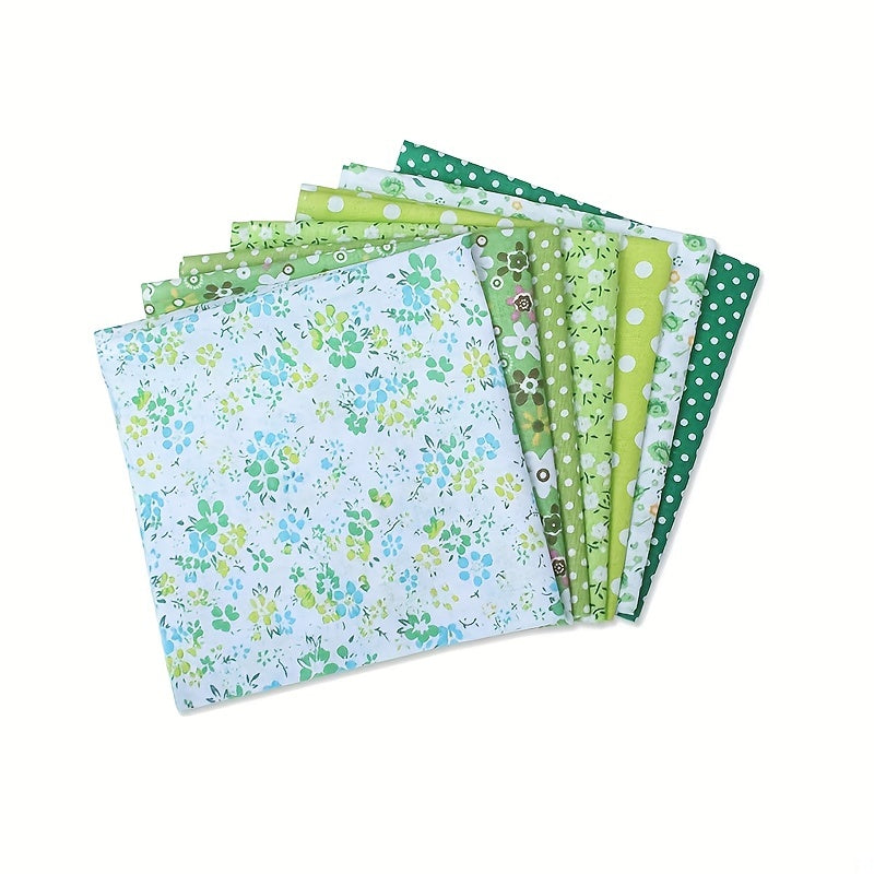 7Pcs Multicolor Floral Cotton Fabric Fat Quarter Bundle For DIY Sewing Patchwork