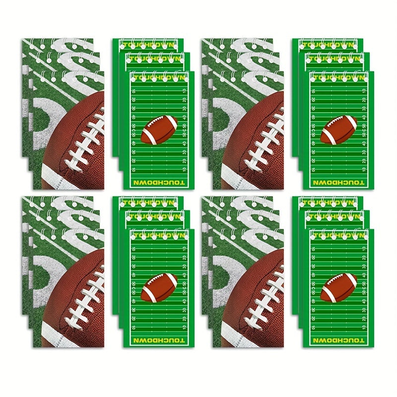 12pcs Football Mini Spiral Notebooks Sports Pocket Notepads for Students