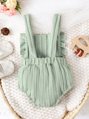 Baby Girls Sleeveless Thin Strap Onesie Clothes