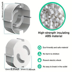 20pcs Child Safety Sockets Twist Mechanism Socket Protection Plug