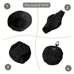 Breathable Waterproof Bucket Hat for Outdoor Sun Protection