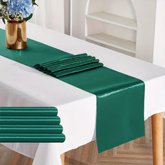 Satin Table Runner 30x274cm Long for Wedding Banquets - Rose Golden