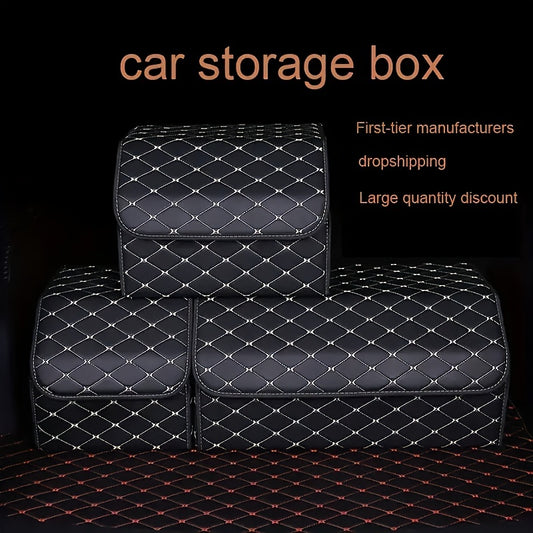 Car Trunk Organizer Storage Box Collapsible Auto Cargo Storage Container
