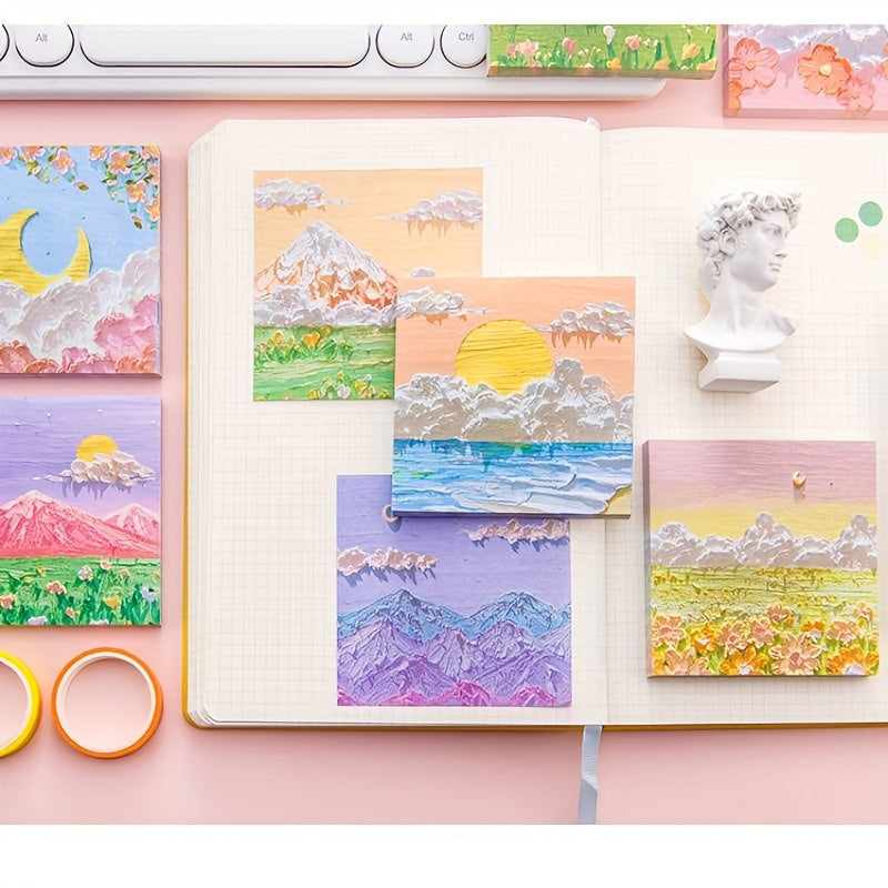 Landscape Self Stick Notes 15x3 - 80 Sheets - 2 Packs