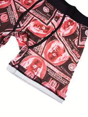 Men's Breathable Dollar Print Boxer Shorts