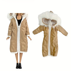 Long Coat Winter Dress Warm Clothes For 1 6 Doll